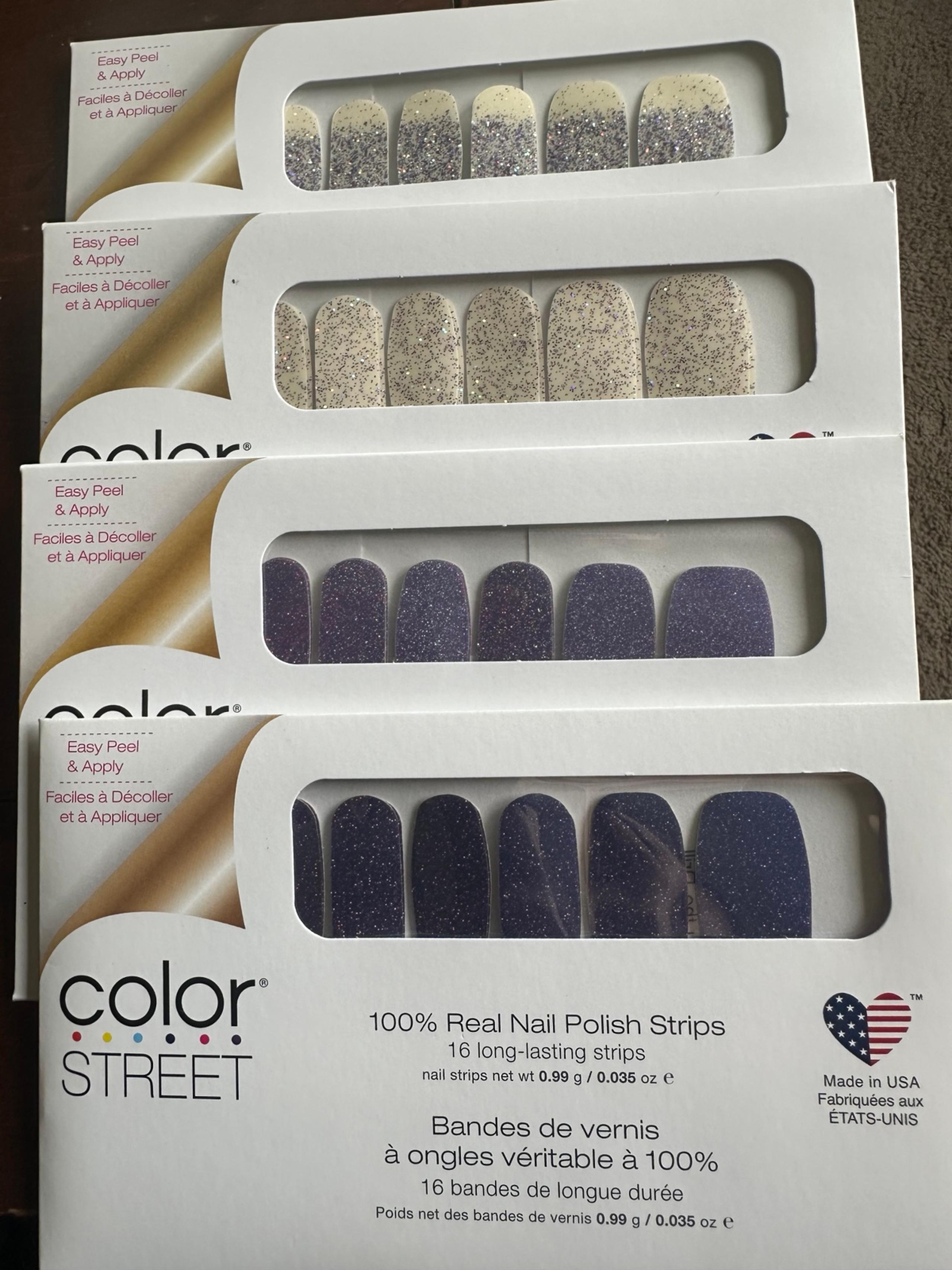 Color Street Nail Polish Strips- purple set