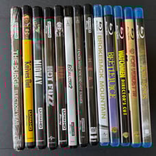 Random 4k blu ray movie lot Purge,Heat,Knives Out,Hot Fuzz, Brokeback, V, Lord