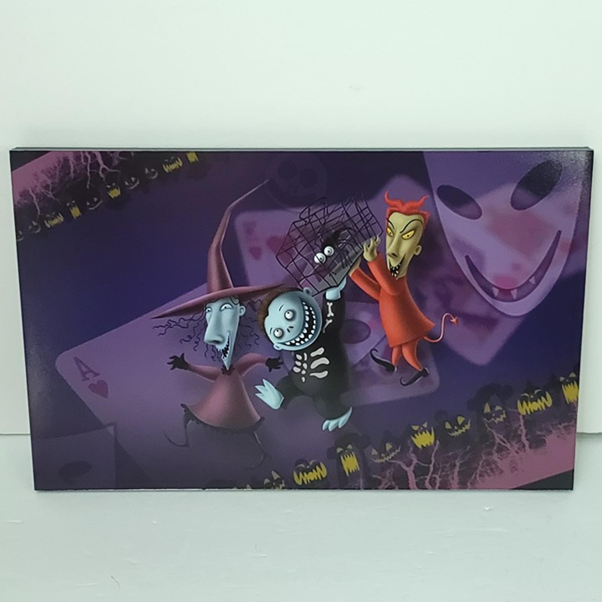 Lock Shock Barrel Nightmare Before Wall Photo Art Board Print 11.75in x 7.25in