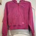 Victoria’s Secret On Point ballet style fuchsia pink cropped hoodie sweatshirt.
