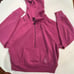 Victoria’s Secret On Point ballet style fuchsia pink cropped hoodie sweatshirt.