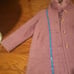 Fur hooded wool blend coat
