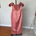 House of CB 'Loretta' Blush Pink Satin Off Shoulder Corset Dress XS