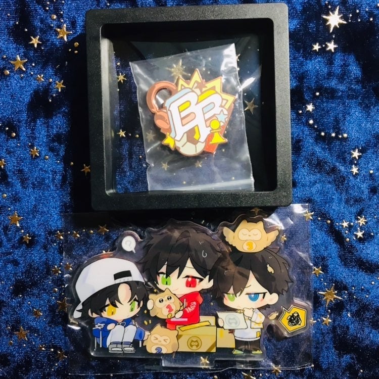 Hypnosis Mic Buster Bros Pin Stand Set ichiro jiro saburo