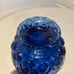 Vintage LE Smith Cobalt Blue Glass Star and Moon Candy Dish