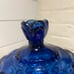 Vintage LE Smith Cobalt Blue Glass Star and Moon Candy Dish