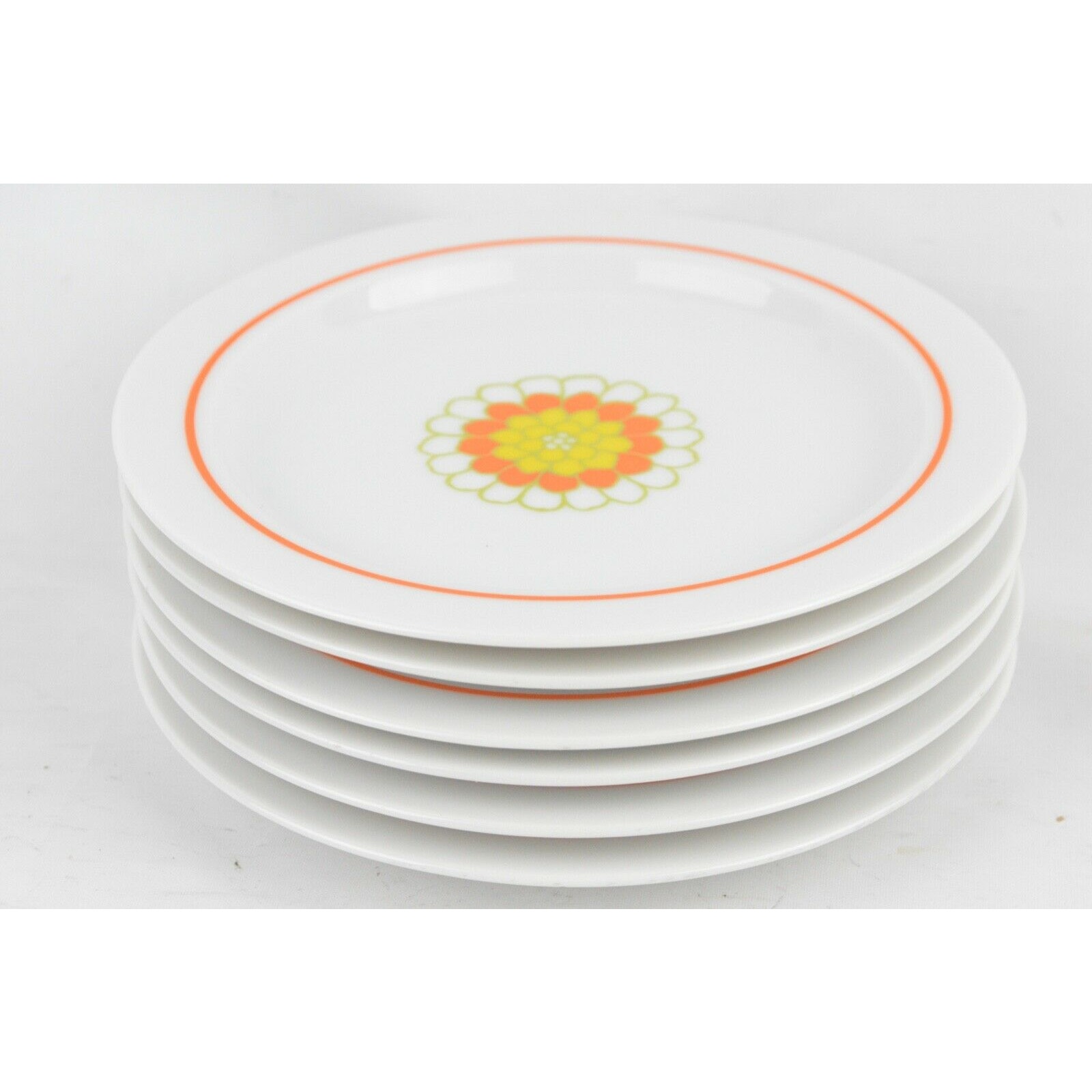 Set x6 Georges Briard Florette Fine China Ceramic Side Plates Japan 6-1/4''