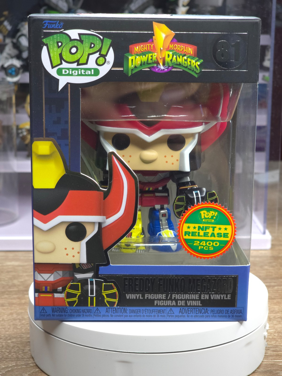 81 Freddy Funko Megazord (Power Ranger) NFT Release 2400 PCS Televsion Funko Pop