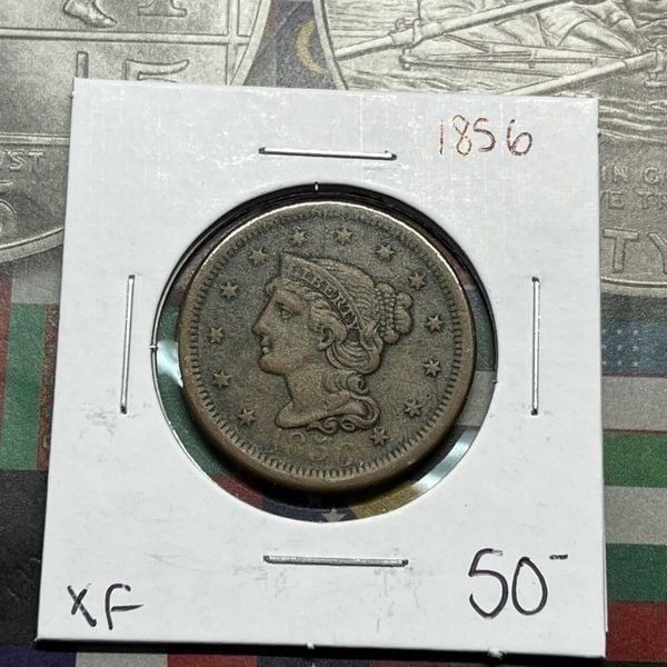 1856 US copper Coin Collection Early America Coin Collection XF