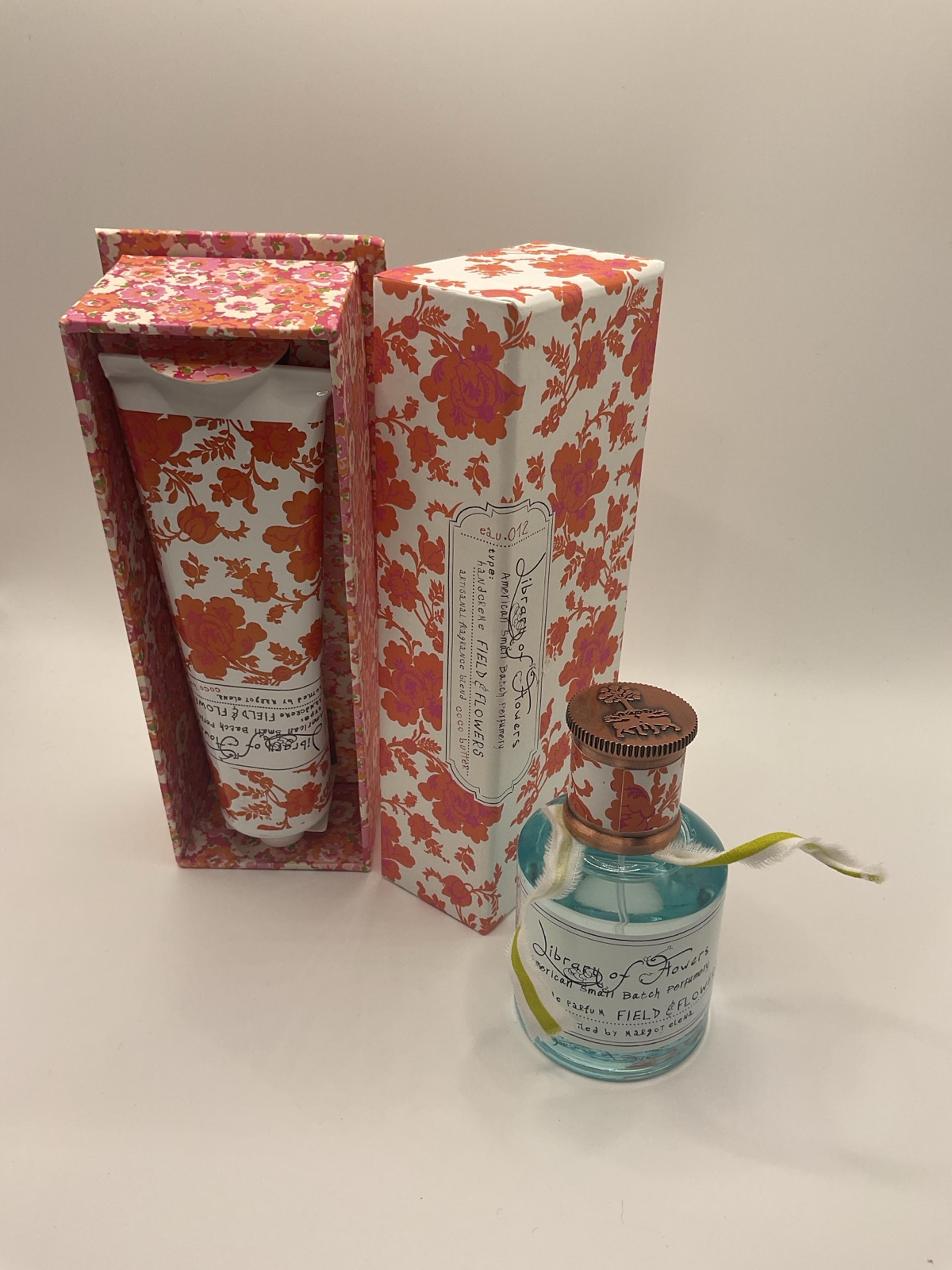 Library of flowers Field & flowers hand cream & Perfume