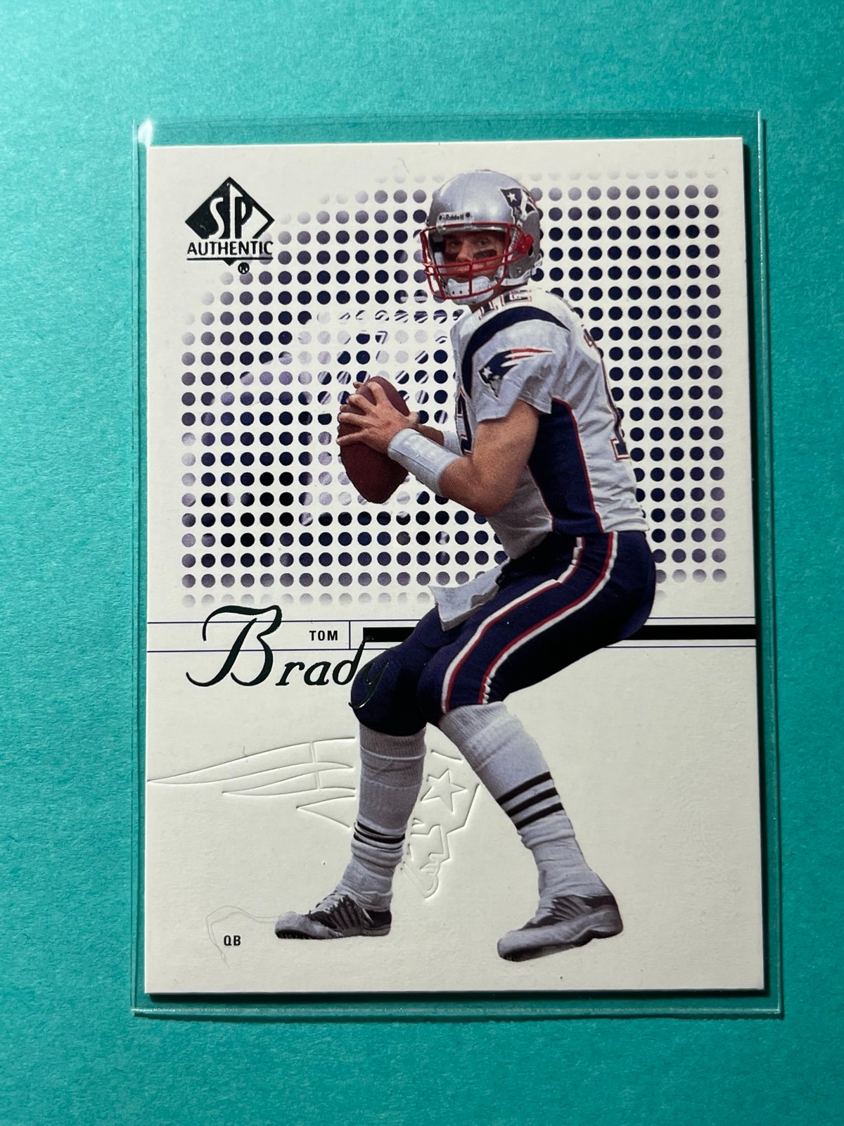 Mint see pics Tom Brady 2002 Sp Authentic Card 1 invest HOF