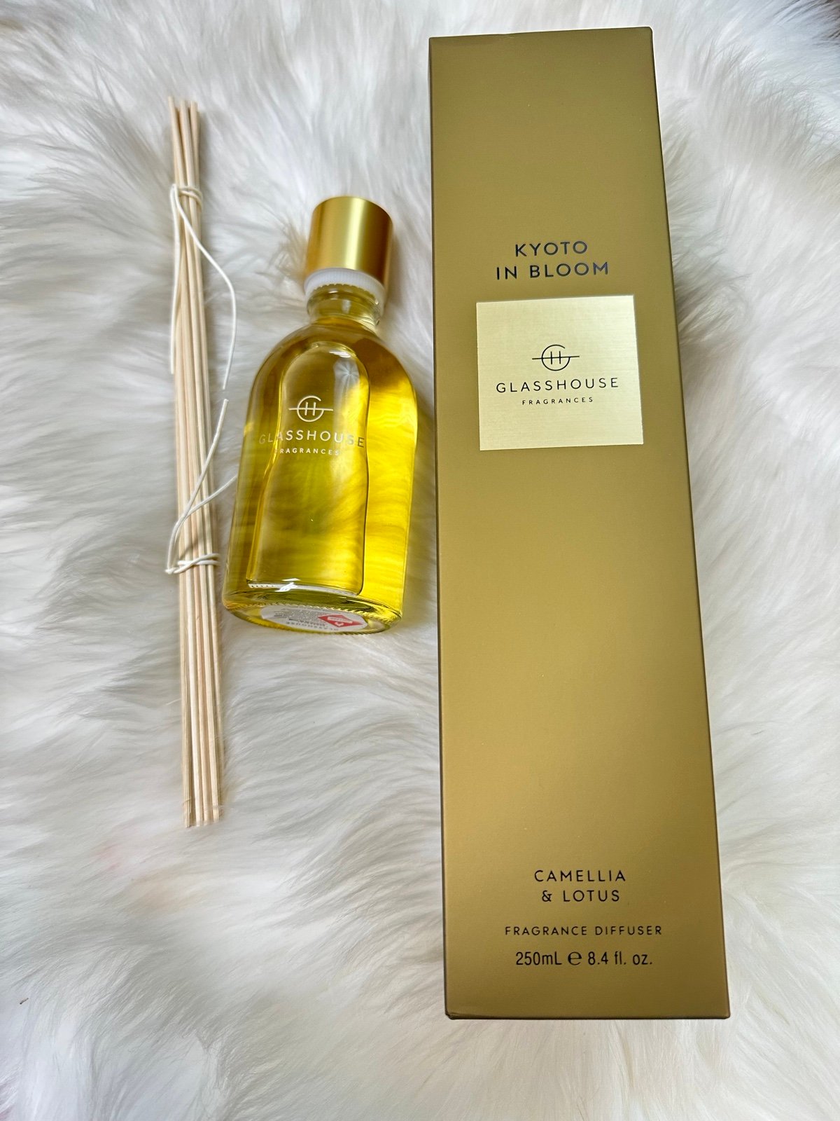 glasshouse fragrances Diffuser, Kyoto in Bloom size 250ml NIB