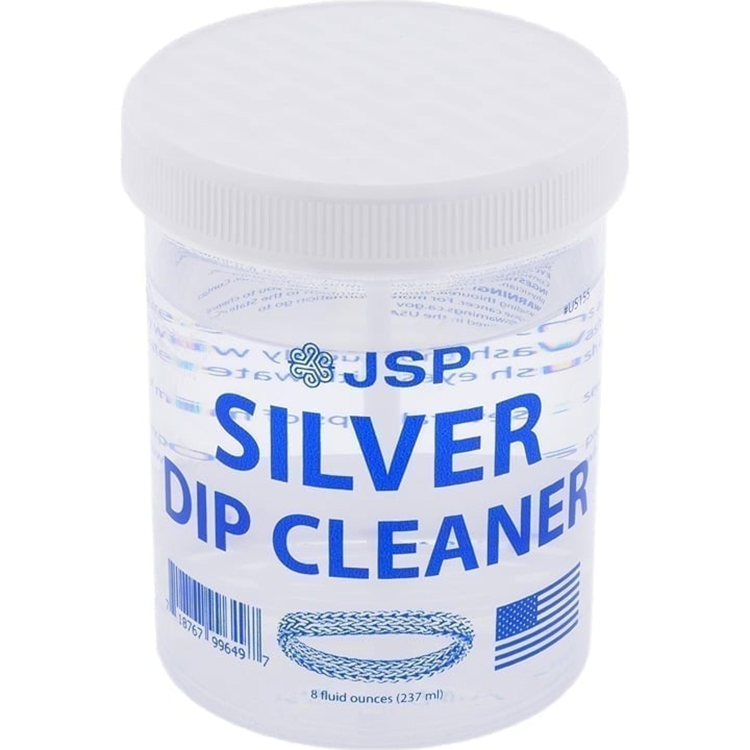 Silver Jewelry Dip Cleaner 8 Fluid Ounces With Basket