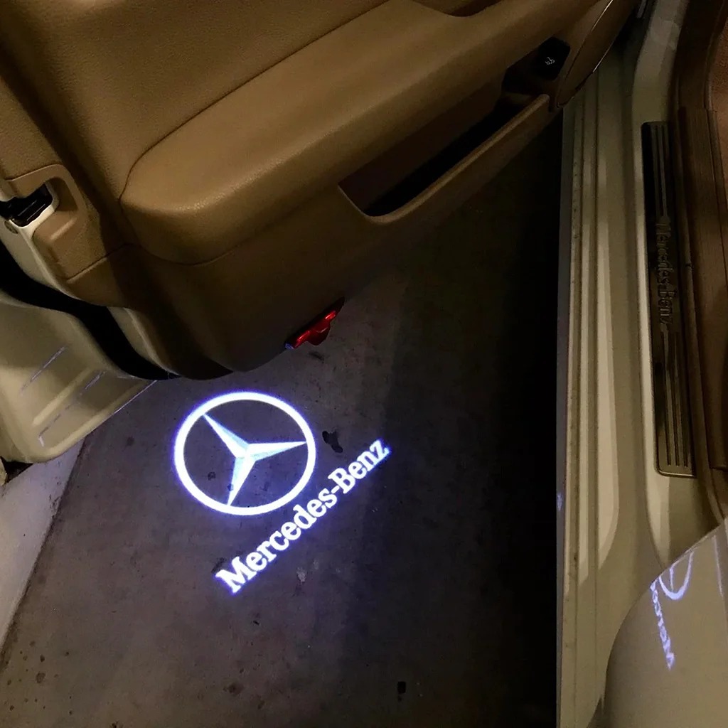 For Mercedes S Class W221 Door Courtesy Puddle Light Ghost Shadow Laser Projecto