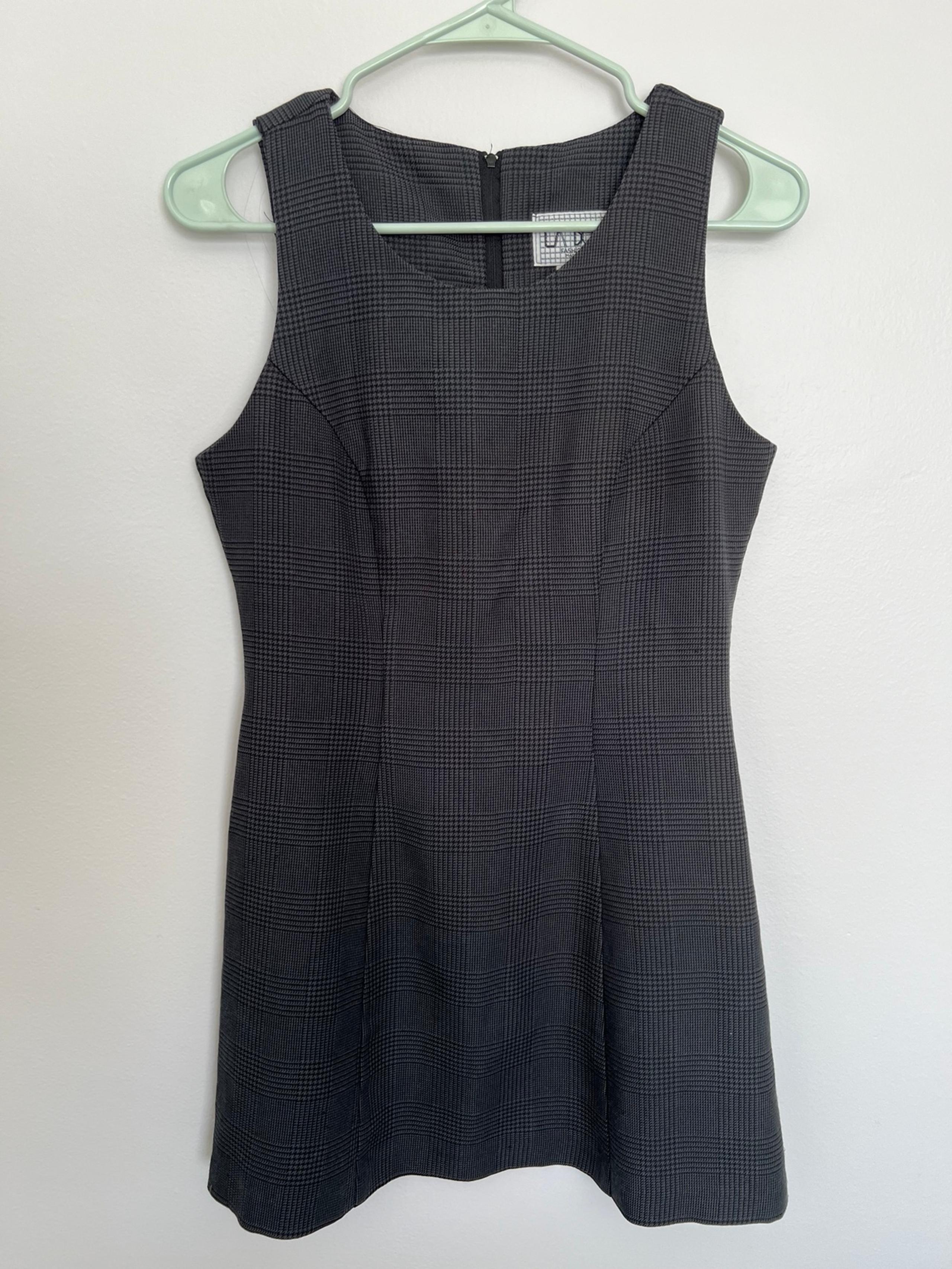 Vintage La Belle plaid mini dress