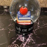 Rae Dunn Teacher Snow Globe