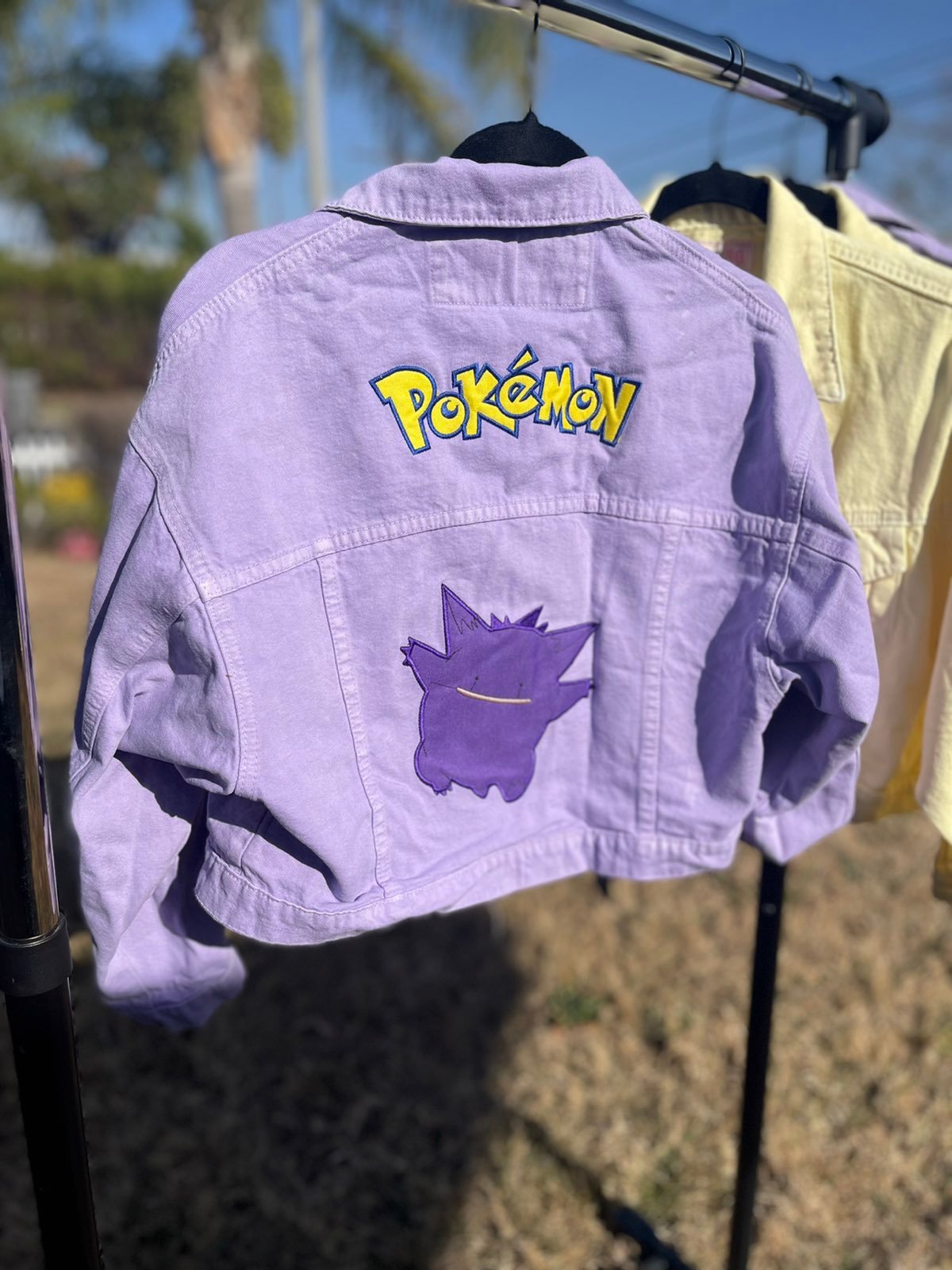 Pokemon Gengar Purple Denim Jacket
