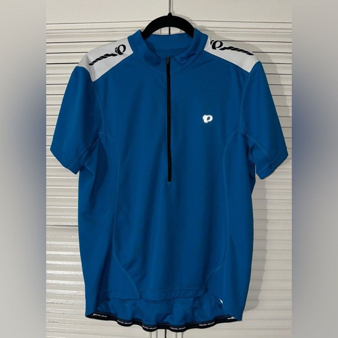 Pearl Izumi Men’s Select Series Quest Cycling Blue 1/2 Zip Jersey Size L