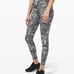 Lululemon Wunder Train High Rise Tight 25 Tear It Up Alpine White Black TRIU