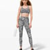 Lululemon Wunder Train High Rise Tight 25 Tear It Up Alpine White Black TRIU