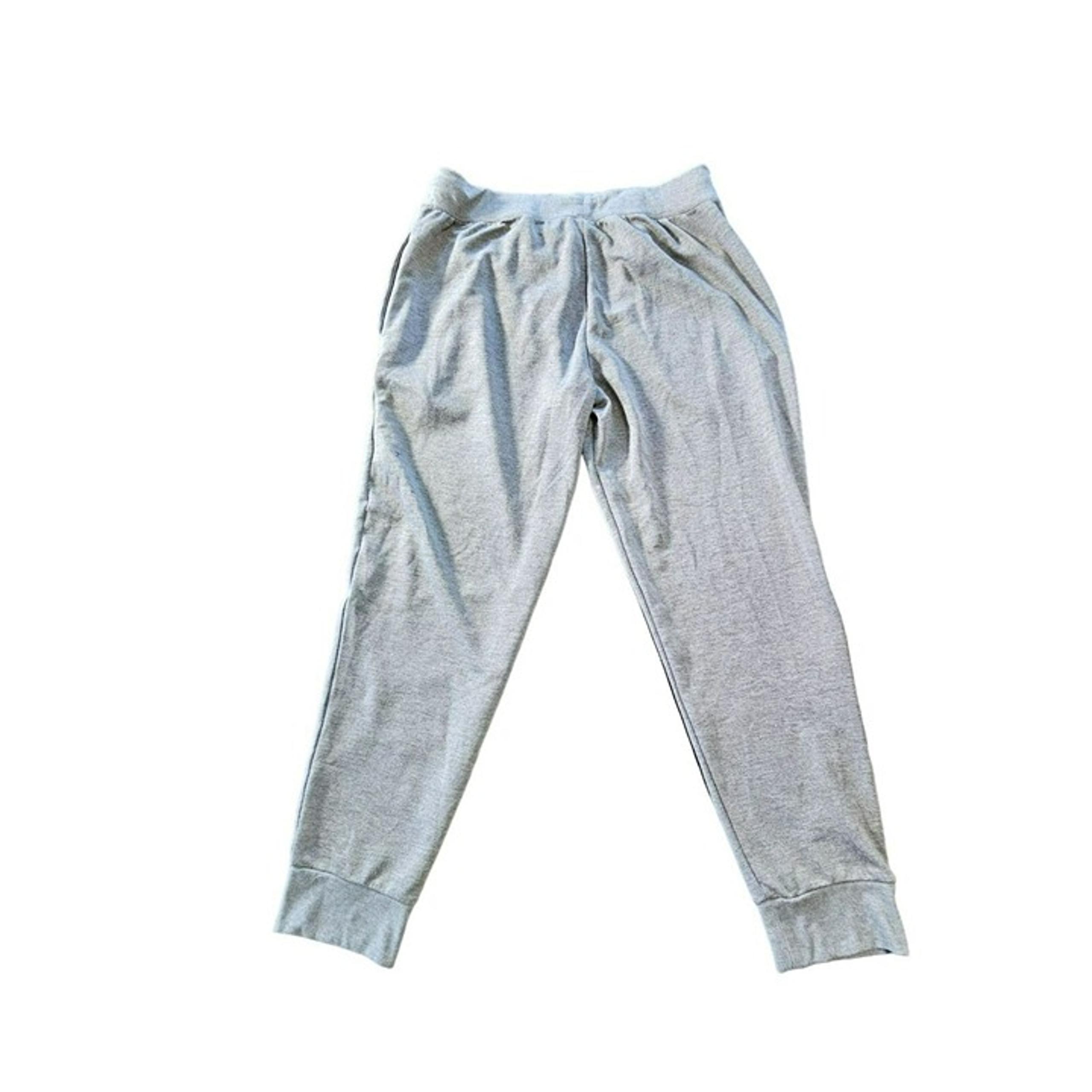 George Athletic Sweatpants Drawstring Comfy Pants Cuff Men's Size L (36-38) Gray