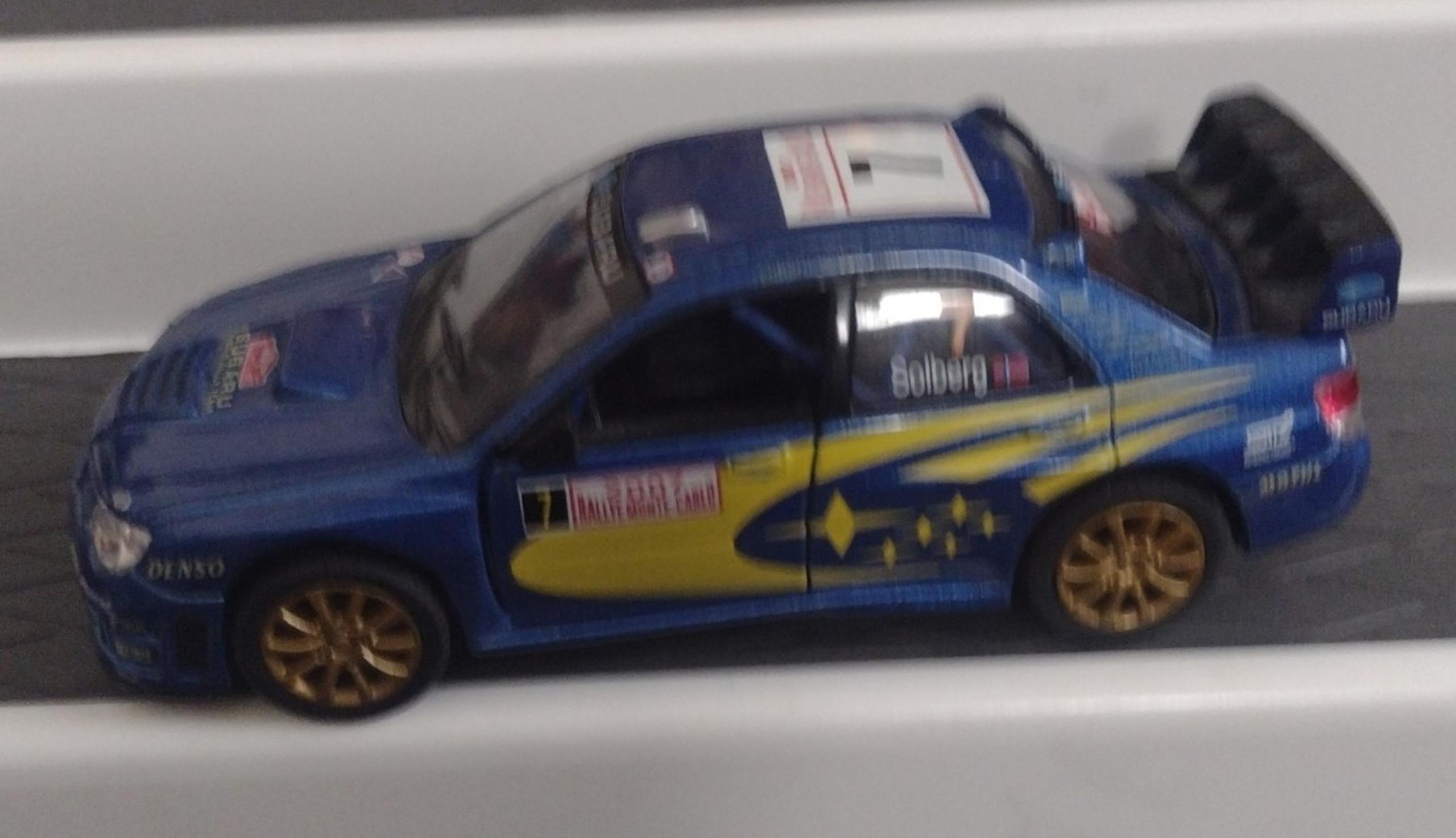 Kinsmart 2007 Subaru Impreza WRC Diecast 1:36 model Rallye Monte Carlo Rally