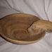 Vintage Wood Carved Lion Bowl Hobo Hippie Art Cat Tiger