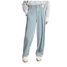 Madewell The Neale Straight Wide Leg Pants Trousers Blue Pants Size 14