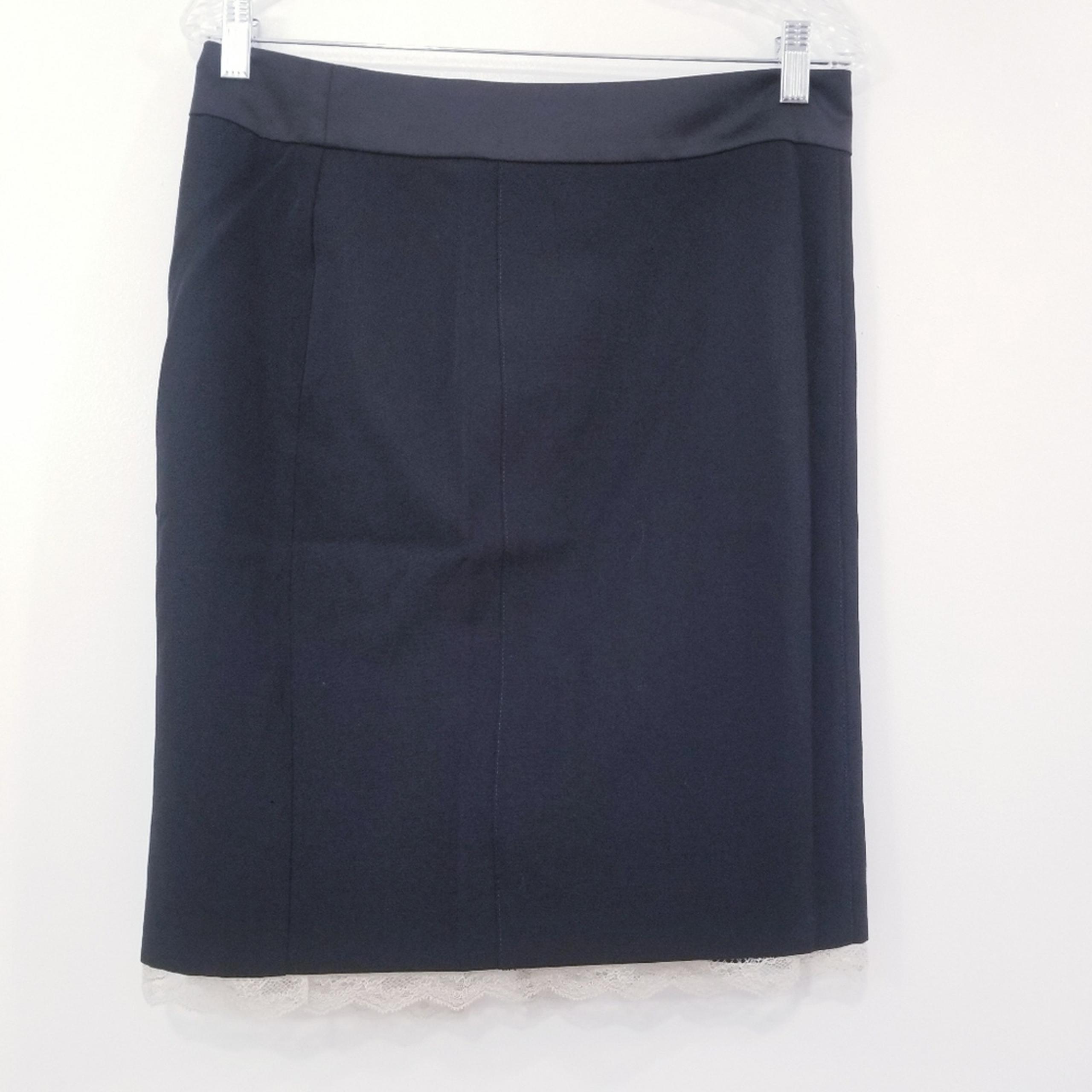 Red Valentino Wool Blend Lace Hem Skirts