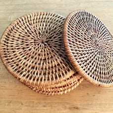 Vintage Bamboo Coasters
