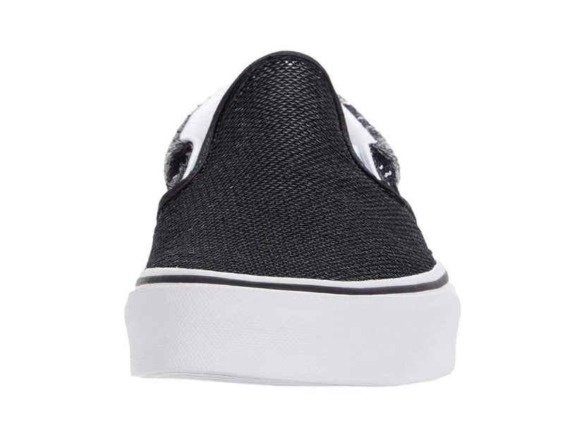 VANS Classic Slip On Shoes Black Sequins