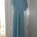 Light Blue Maxi Bridesmaid Dress Size 8