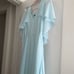 Light Blue Maxi Bridesmaid Dress Size 8