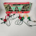 Vintage Beacon Christmas 7 Bubble Lite Set Bulbs Lamp Works 2 MISSING Noma