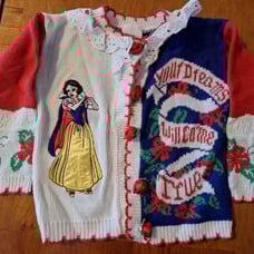 Vintage Disney Snow White Toddler Girls Sweater Sz 2T
