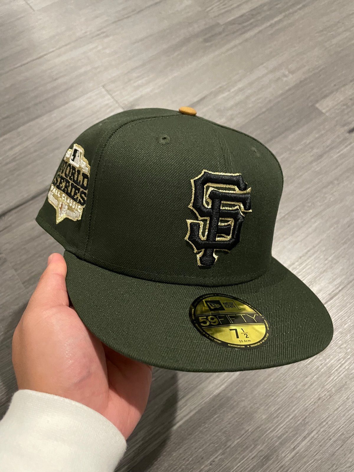 San Francisco Giants Fitted Hat Champagne Lids Exclusive New Era Size 7 1/2