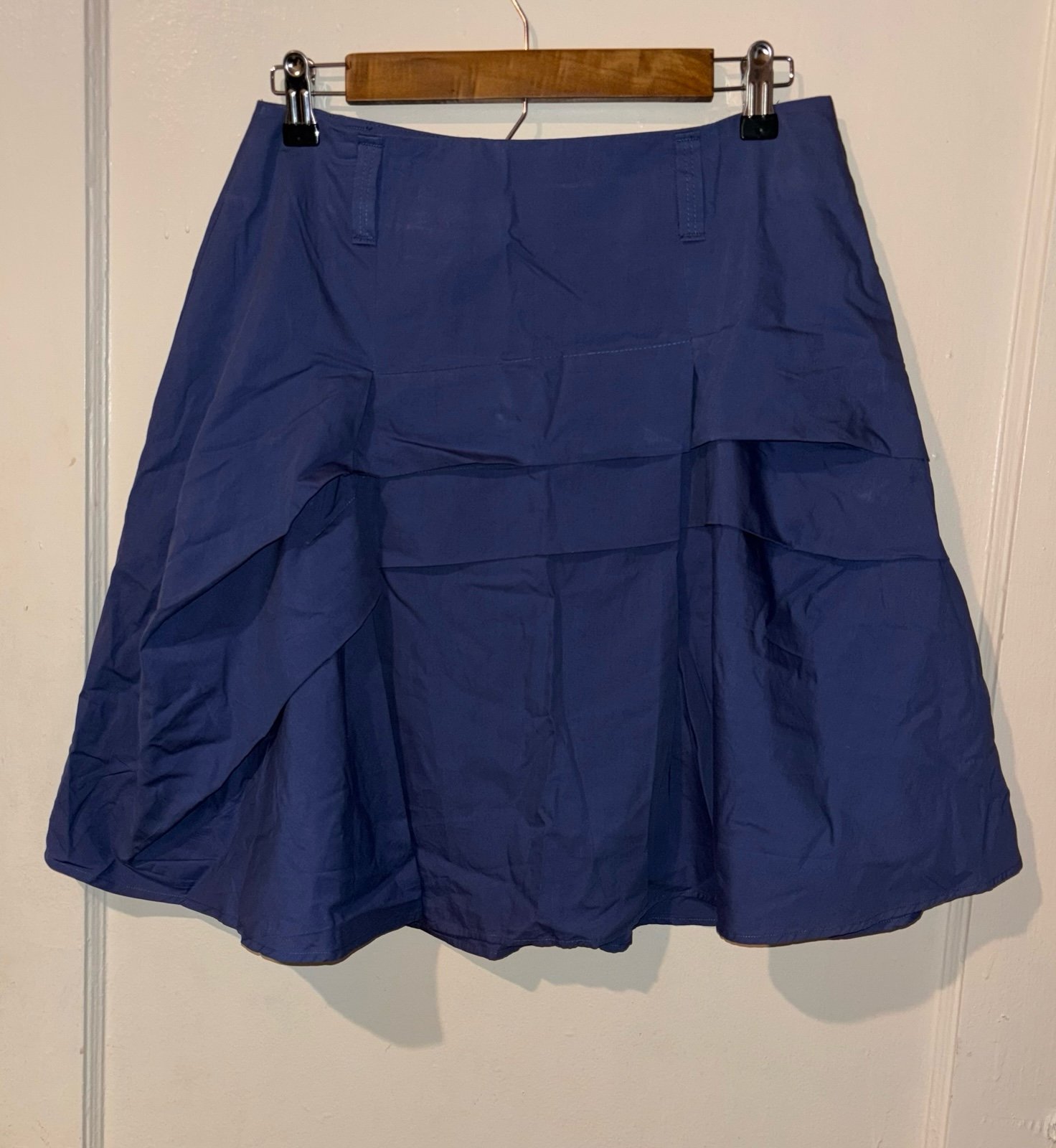 Brunello Cucinelli Skirt Blue A Line Women’s USA 6 Tennis Quiet Luxury Office