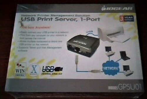 IOGEAR USB Print Server GPSU01