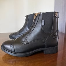 Horze Synthetic Leather Girls Paddock Boots