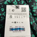 NWT. Zara Black/Green Floral Print High Waisted Skort. Size S.