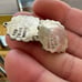 Vintage Flask, Two Sterling silver pendants