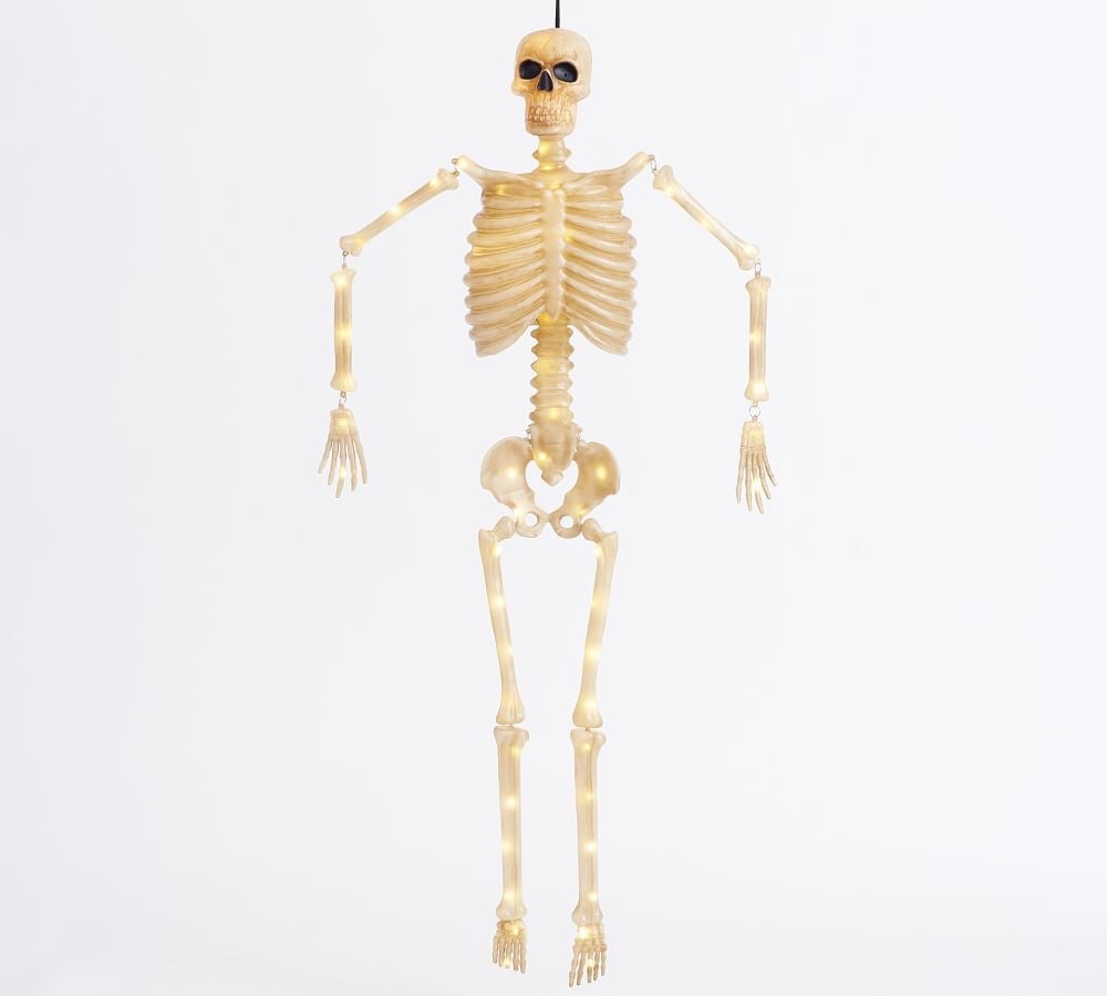 Pottery Barn Skeleton Lit Mr Bones Halloween Decor