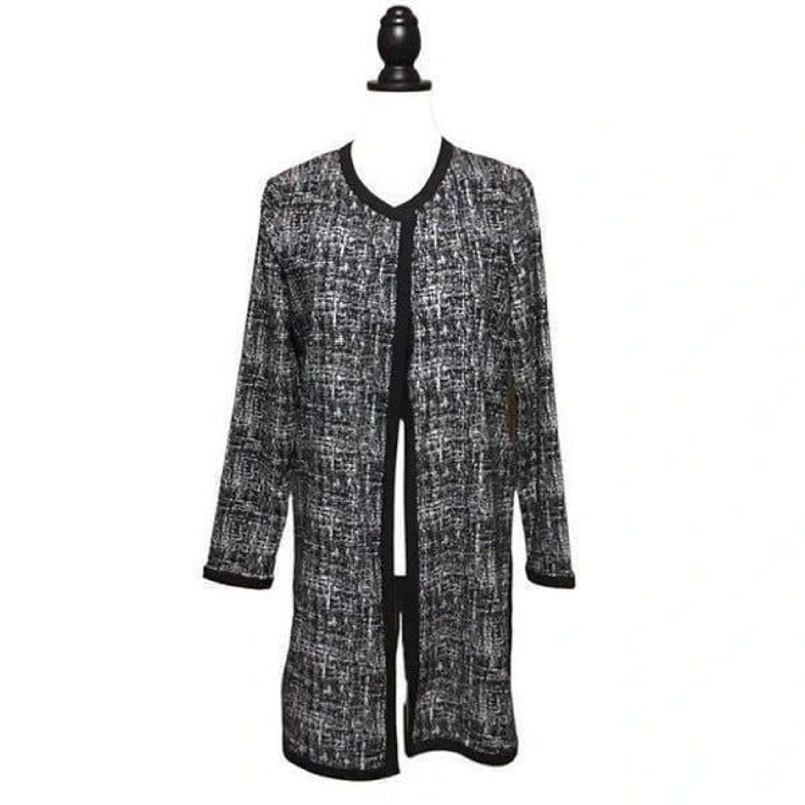 Open Front Long Dress Cardigan S - Rafaella