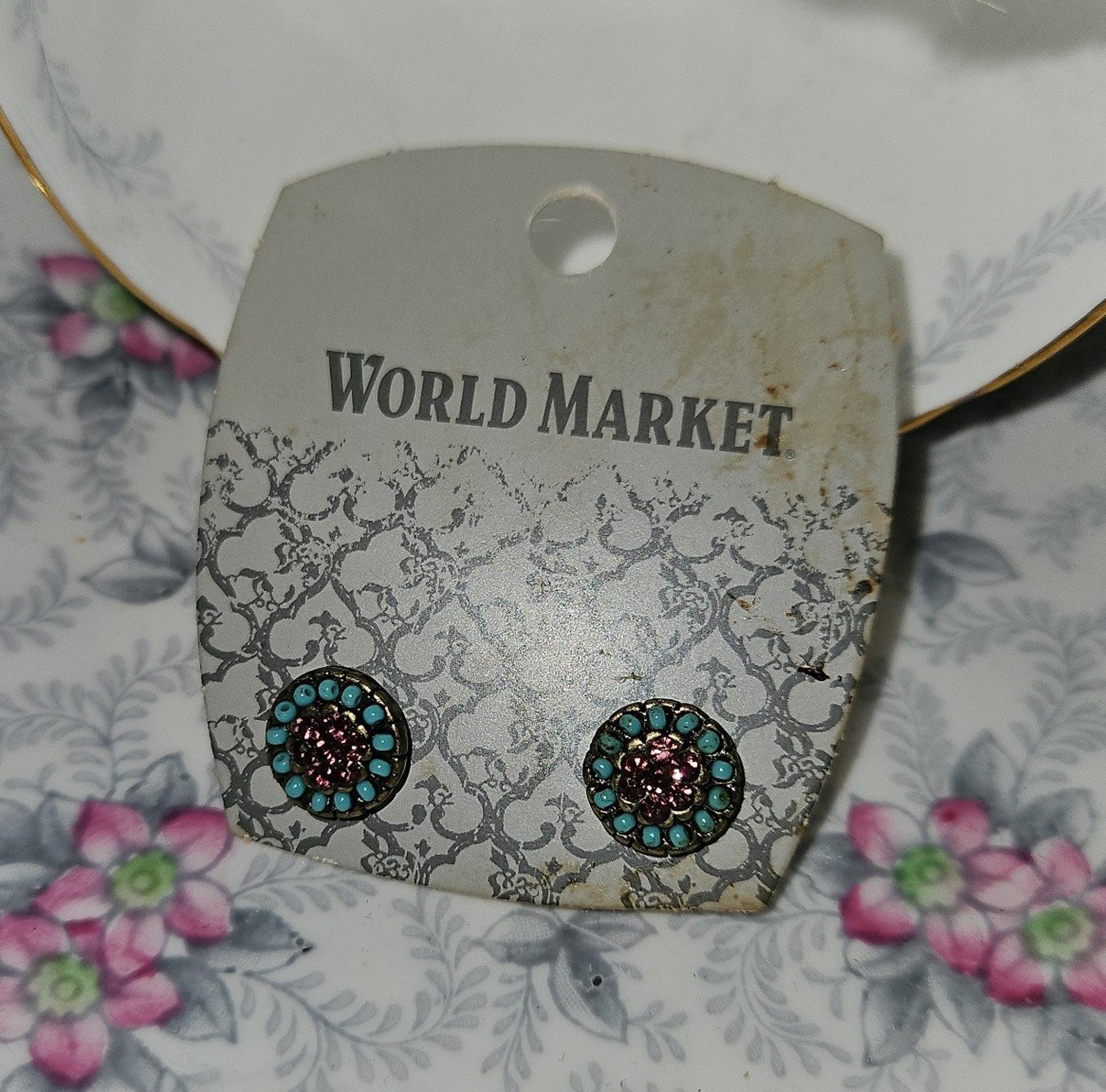 World Market earrings NWT