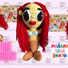 Crochet Mermaid Karol G Bichota