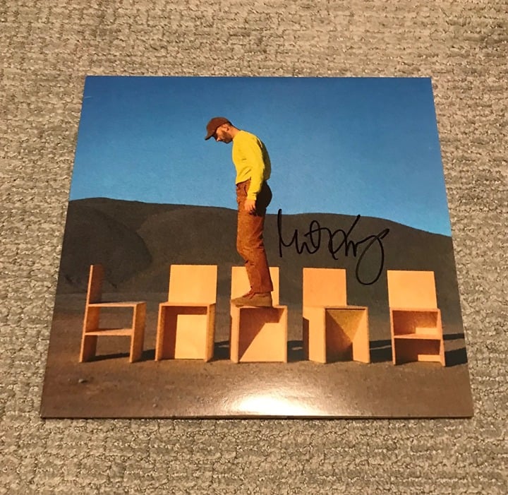 Mat Kearney January Flower Signed Vinyl Blue Opaque Great Shape!!