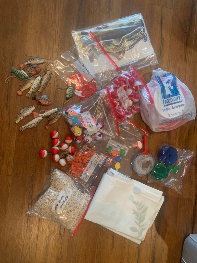 first birthday fishing supplies