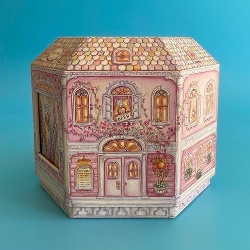 Koichiro Kashima Pink Patisserie Owl Cookie Macaron Sweets Gift Box Japan