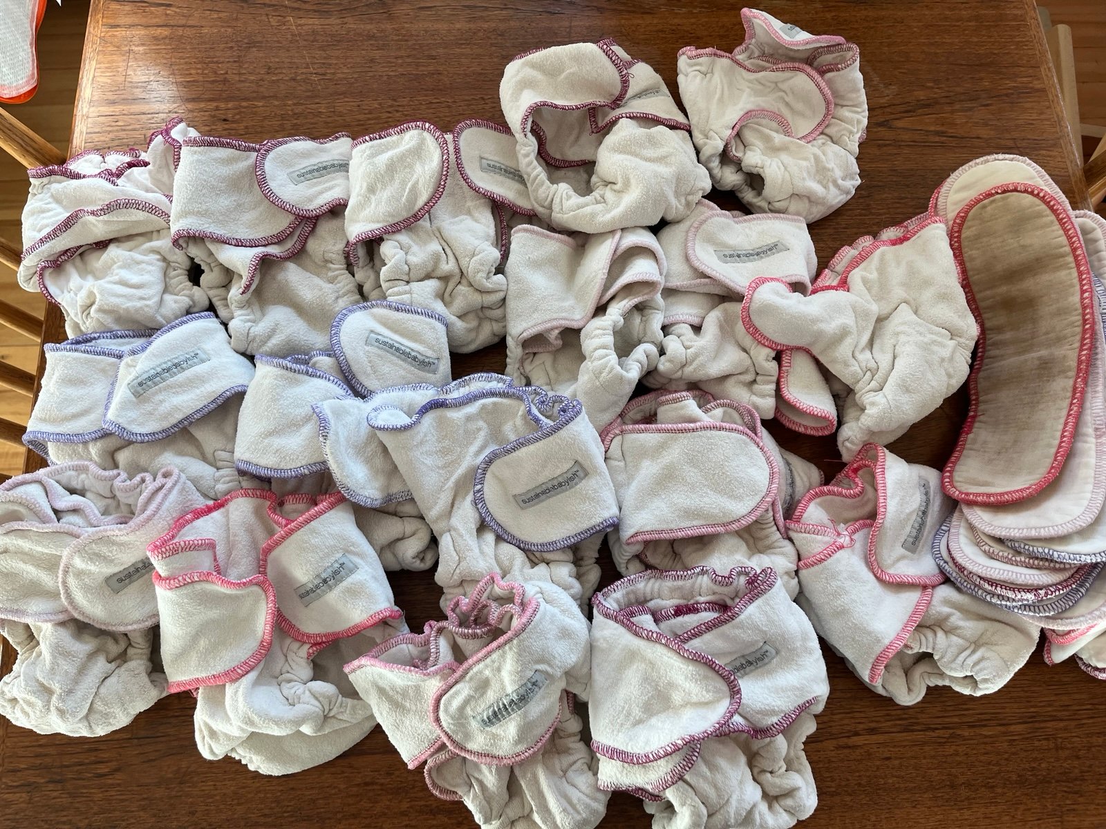 17 snapless sloomb sustainablebabyish fitted cloth diapers