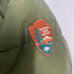VF Imagewear National Park Ranger Green Goose Down Puffer Jacket Mens Large